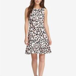DKNY Sleeveless Dress -Spotted Size 10